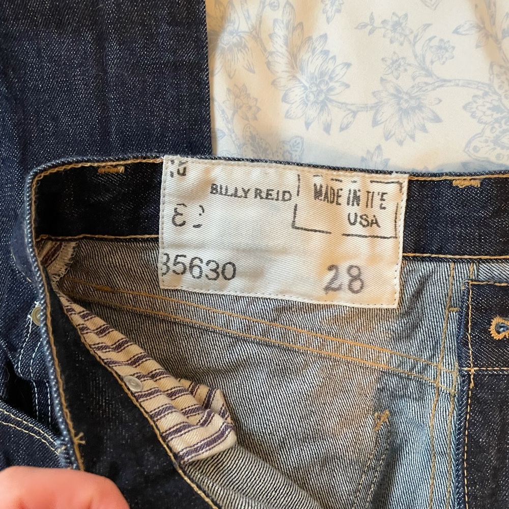 Billy Reid Selvage Denim Jeans